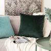 Dark Green Chrsitmas Velvet Throw Pillow Cover 30x50cm 45x45cm Farmhouse Gift Cushion Cover Modern Throw Square Cozy Pillowcase