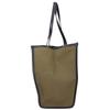 GIANNICHIARINI [Beautiful Condition] Marcella S Canvas X Leather Tote Bag khakiUsed