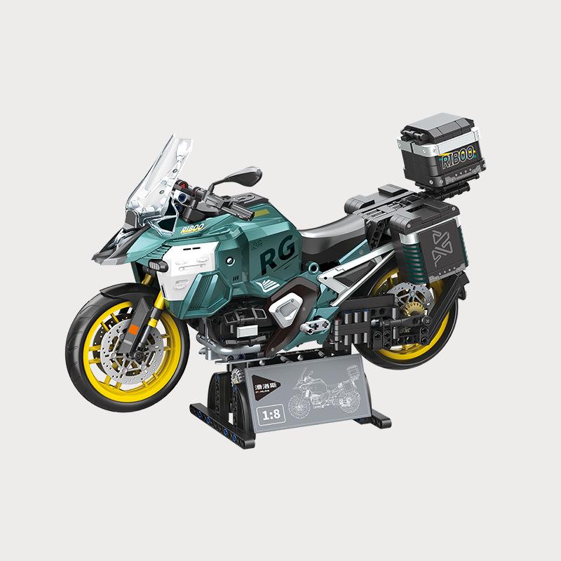 Panlos Bricks Sports Car & Motorcycle Assembly Toy for Kids