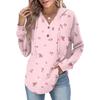Women's Fashion Women's Lightweight Long Sleeve Pullover With Pockets Preppy Graphic Hoodie