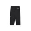 New Era Solid Color Mid Waist Loose Straight Leg Zipper Casual Pants Unisex pants Black 13718735