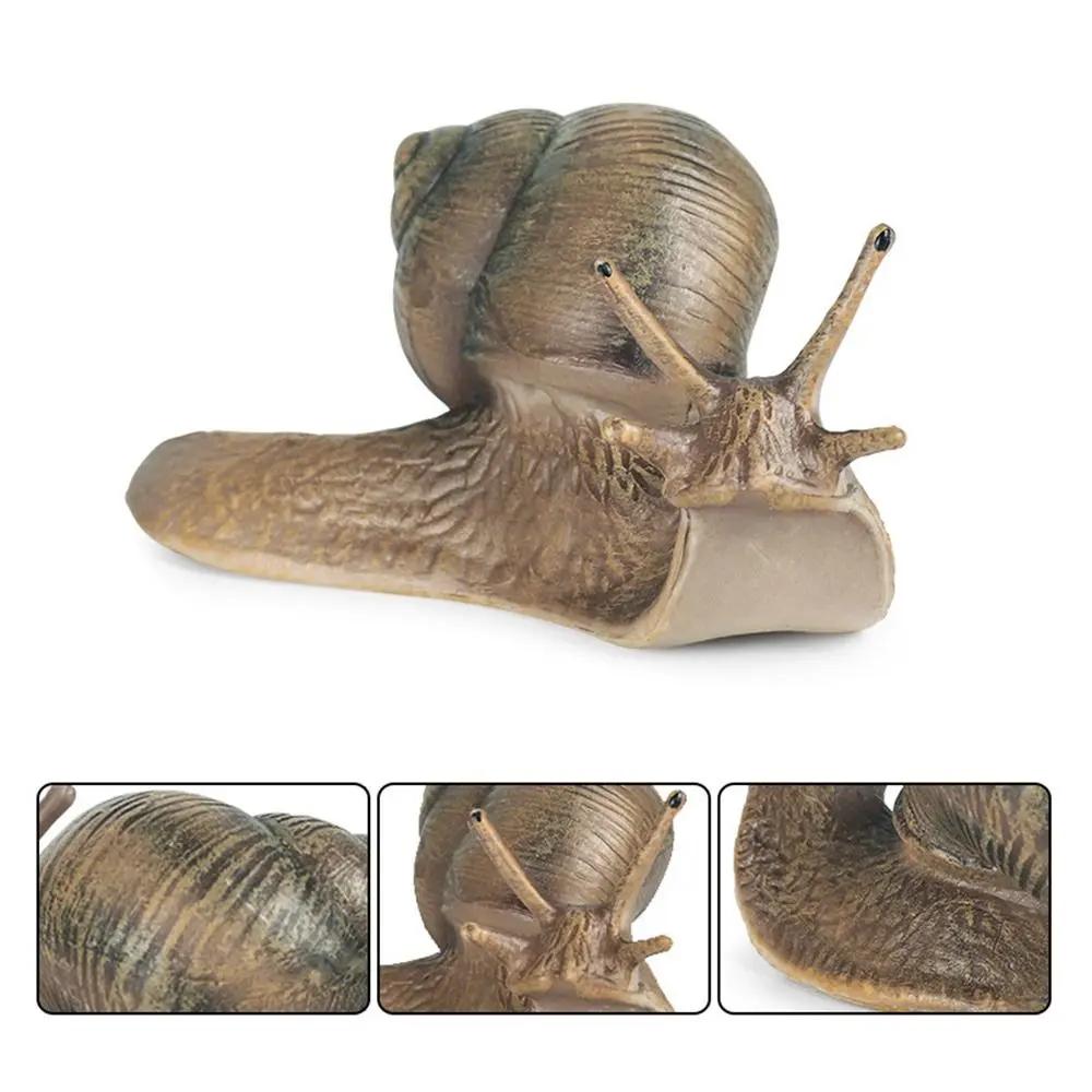 Strumento Didattico Ornamento da Scrivania Decorazione Decorazione da Giardino Statuetta Lumaca per Giardino delle Fate Statua Lumaca Mini Figure di Animali