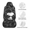 Snoopy's Leuke Honden Autostoelhoezen Voorstoelen 2 Stuks Auto Interieur Bescherming Universele Pasvorm Voor Vrachtwagens Bestelwagens Suv's Sedans