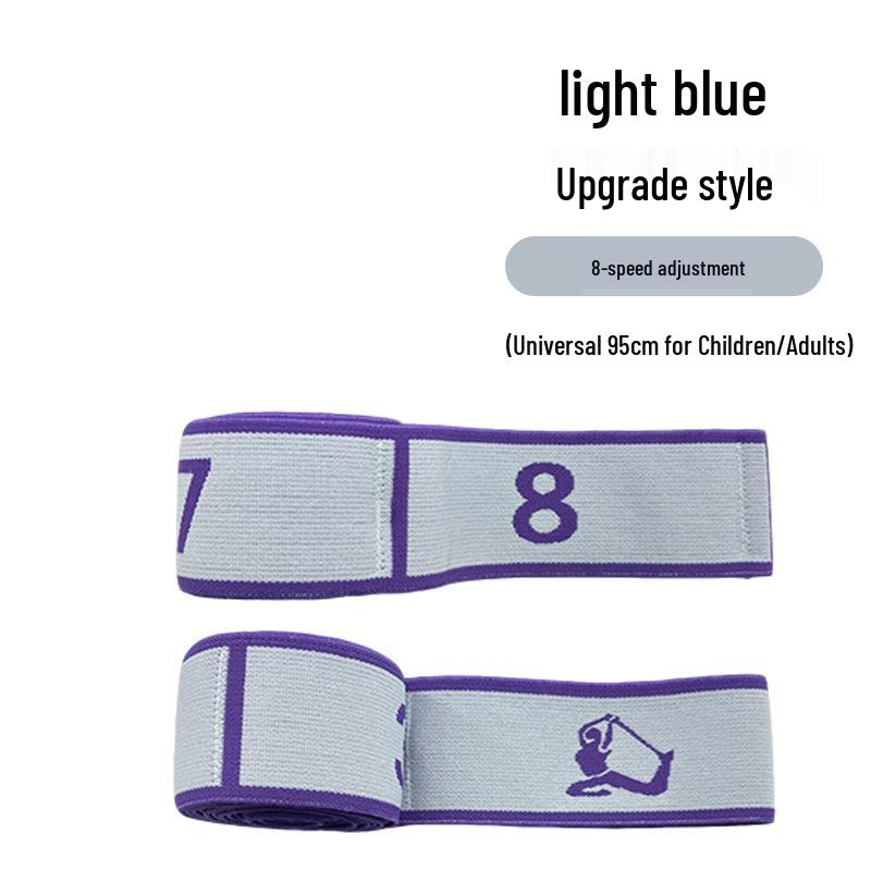 Kids' 8-Grid Stretch Band: Dance & Yoga Elastic Resistance Band