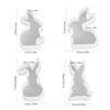 Silicone Rabbits Mould Nonstick Surfaces Easy Demolding For Candle Soap Making Holiday Projects