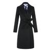 Women's Elegant Winter Wool Blend Commuter Coat