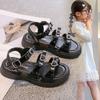 Mädchen Sandalen Sommer Neu Kinder Prinzessinnen Schuhe Mittlere und Große Kinder Strand Durchbrochene Finger Schuhe Weiche Sohle Schuhe