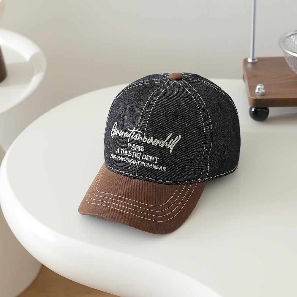 Kids' Denim Baseball Cap - Boys & Girls Spring/Autumn Fashion Sun Protection Hat