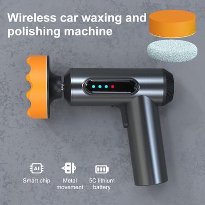 Car Polisher Handheld Wireless Polisher Car Polishing Waxing Machine Power Tool for Car Body Cleanig Waxing Repair