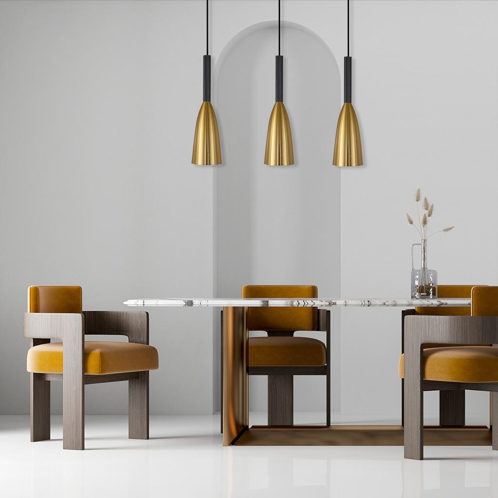Lampa Wisząca Solin 3 E27 Czarny  Light Prestige Lp-181/3L Gd