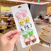 Soft Cartoon Elastic Hair Ties for Kids - Gentle, Non-Pulling Rubber Bands