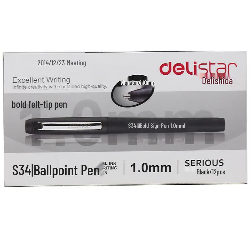 Deli S34 1.0mm Bullet Tip Gel Pen
