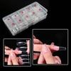 Droplet Shaped Extension Soft Nails Press On Nails Matte Soft Gel Tips False Nails Set Decoration