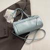 Yogodlns Underarm Barrel-shaped Bag For Women New Fashion Solid Crossbody Bag Versatile Large Capacity Shoulder Commuter Bag
