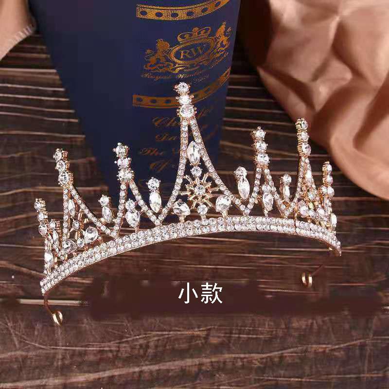 

Свадебная корона, новая корона из сплава, повязка для волос принцессы на день рождения, свадебный головной убор королевы