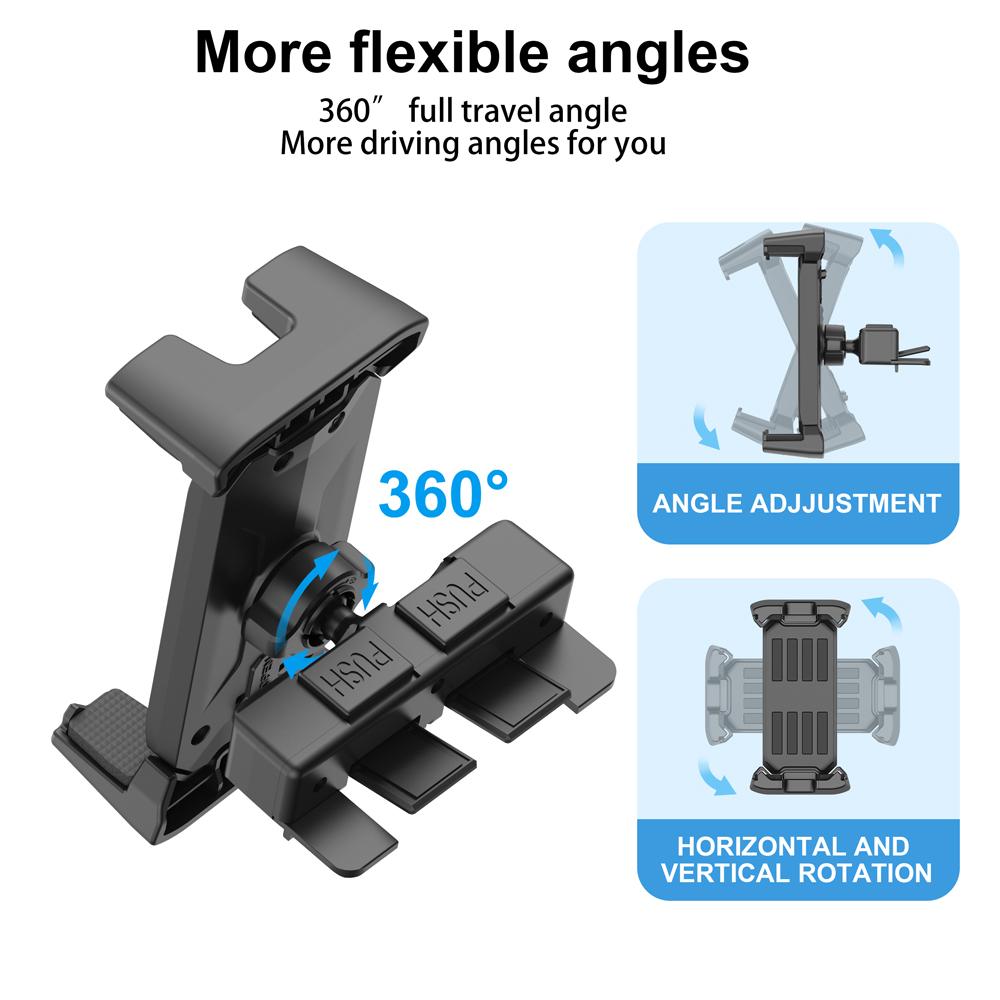 Universal Car Mount CD Player Slot Mount Tablet Stand Cell Phone Holder for Ipad Pro Air 4 To 14 Inch Xiaomi Tab Smartphone Gps