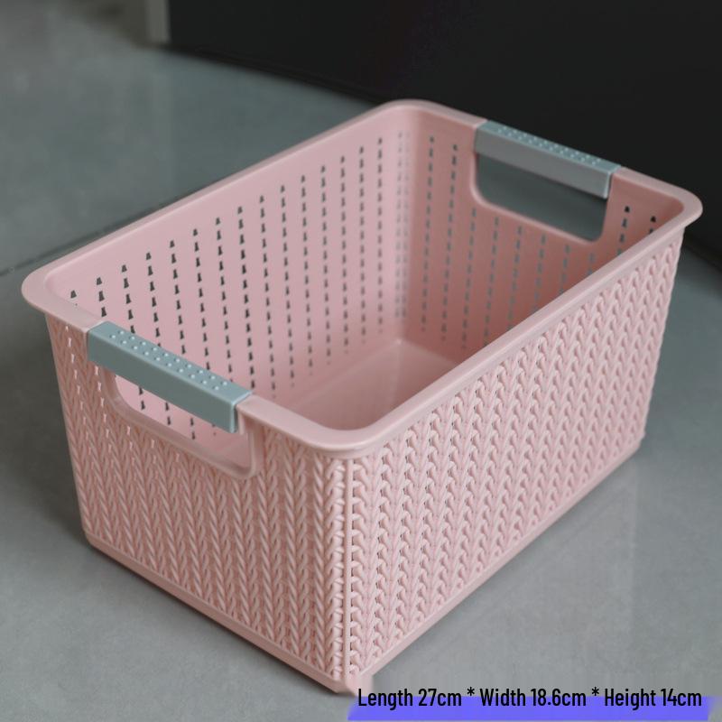 

Thickened Star Moon Rectangle Storage Basket for Small Items and Snacks