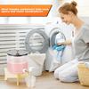 Laundry Detergent Dispenser Container with Shelf Stand Spouts Plastic Container with Lid for Laundry Room Organization