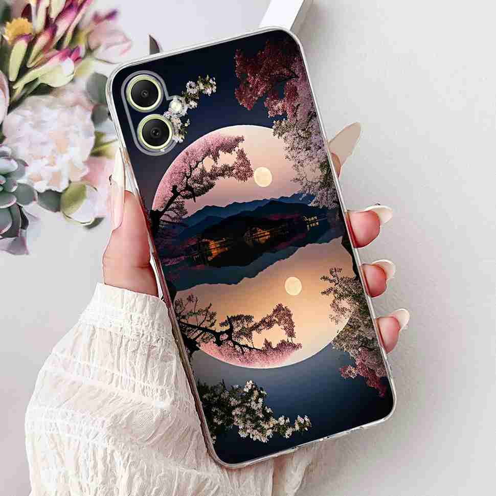 For Samsung Galaxy A05 4G SM-A055F Case Fashion Painted Soft Silicone Cover For Samsung A 05 A05s 4G SM-A057F Flower Phone Shell
