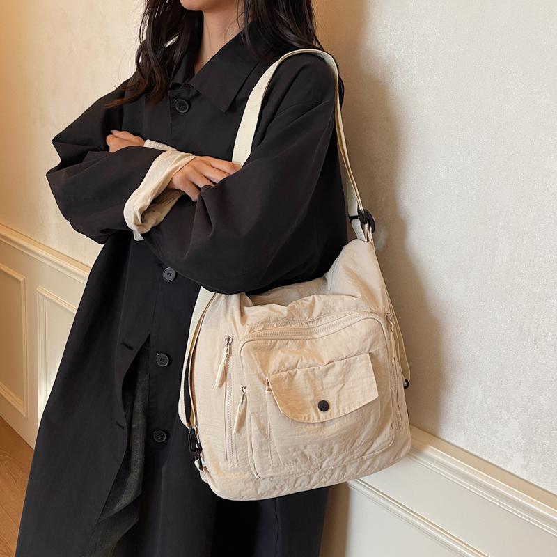 Tragetasche mit großem Fassungsvermögen Damen Pendler-Schultertasche Leichte Umhängetasche