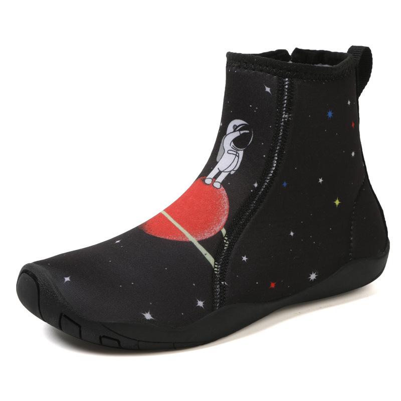 

Новые детские туфли для ручья, обувь для плавания на пляже, обувь для рафтинга, серфинга, снорклинга, повседневная обувь с высоким берцем 35 чёрный