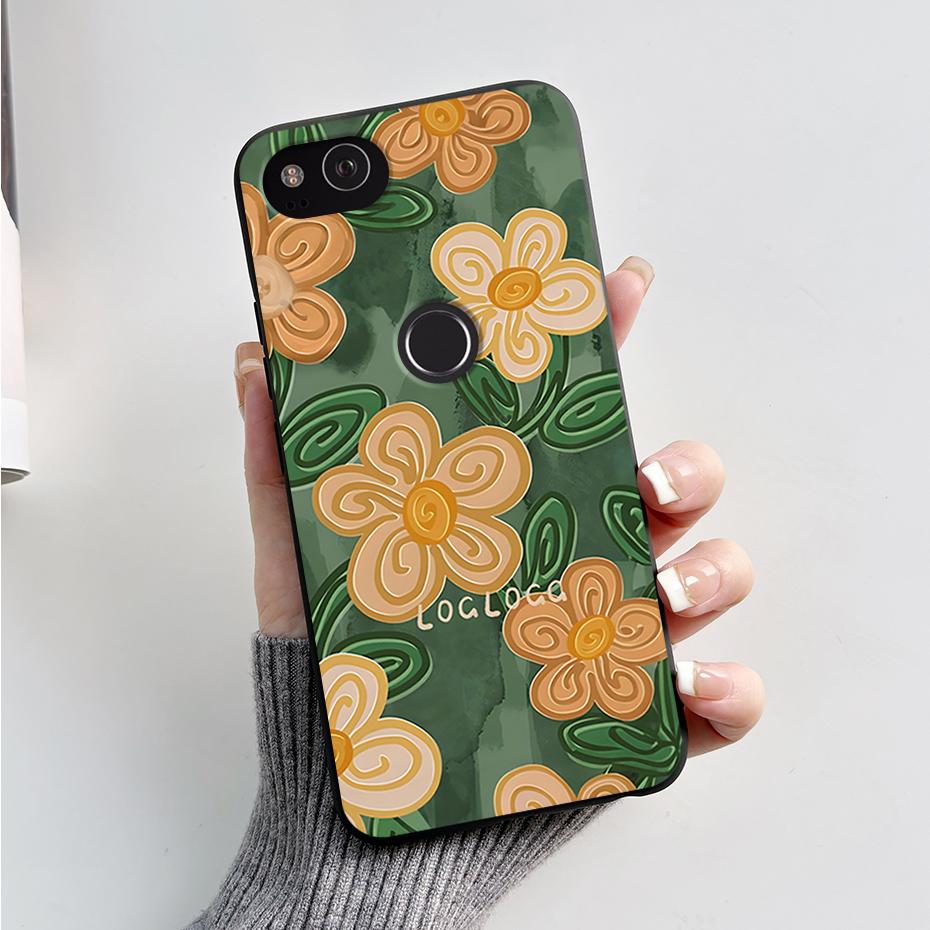 Matte Case For Google Pixel2 Pixel 2 XL Shockproof Cartoon Phone Cover for Google Pixel 2 XL 2XL Soft Silicone TPU Cases Bumper