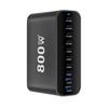 New Gallium Nitride 800W Multi-port PD Desktop Charger with AU Plug Adapter