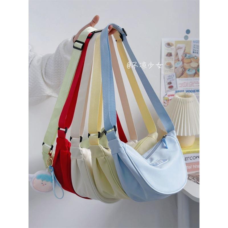 Macaron simple mobile phone small bag women's small fresh niche dumpling bag girl messenger bag
