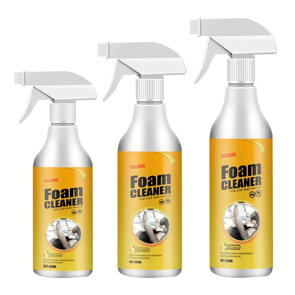 Multifunctional Foam Cleaner Car Interior Stain Removal and Cleaning Leather Seat Foam Cleaner Spray Foam Maintenance Wash Car