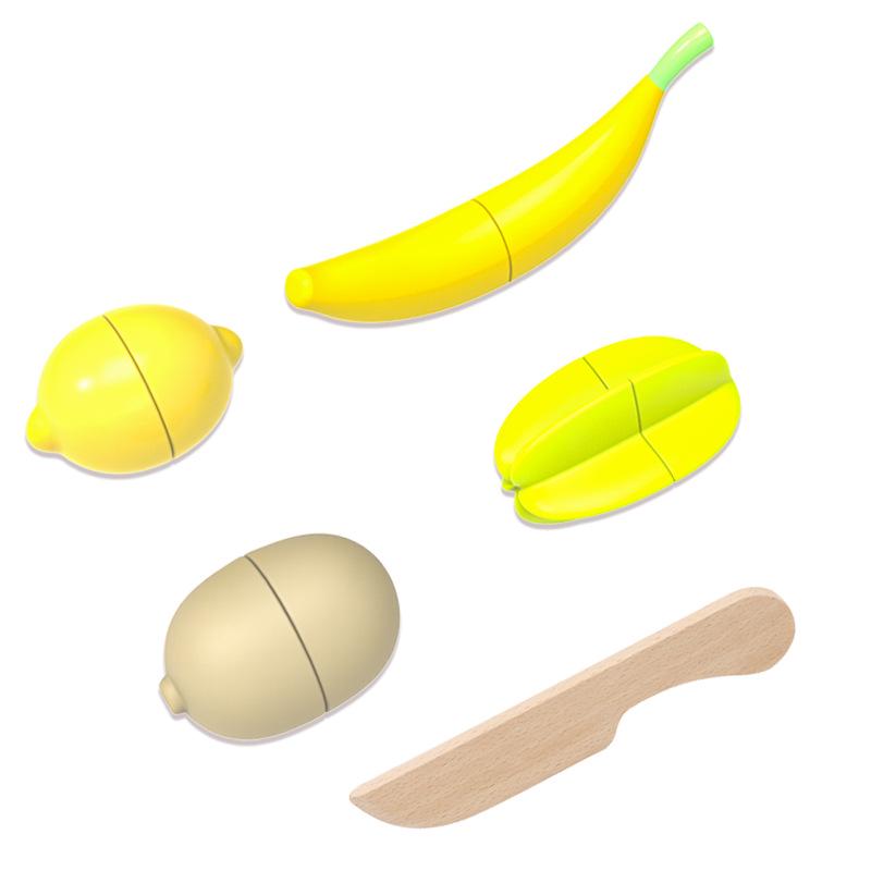 

Silicone Children s Fruit Cutting Toy Set