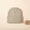 1pc Solid Color Unisex Beanie Hat,Versatile Outdoor Autumn and Winter Casual Warm Cap,Suitable for Winter Christmas,Sking