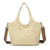 Canvas Tote Bag With Car Stitching For Casual Daily Use