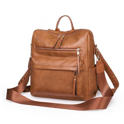 Rucksack Rucksack mit großer Kapazität Doppelverwendung Damen Schultertasche Retro Rucksack