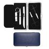 Mens Grooming Kit With Stainless Steel Nose Hair Trimmer Eyebrow Scissors Tweezer Nail Clipper Set