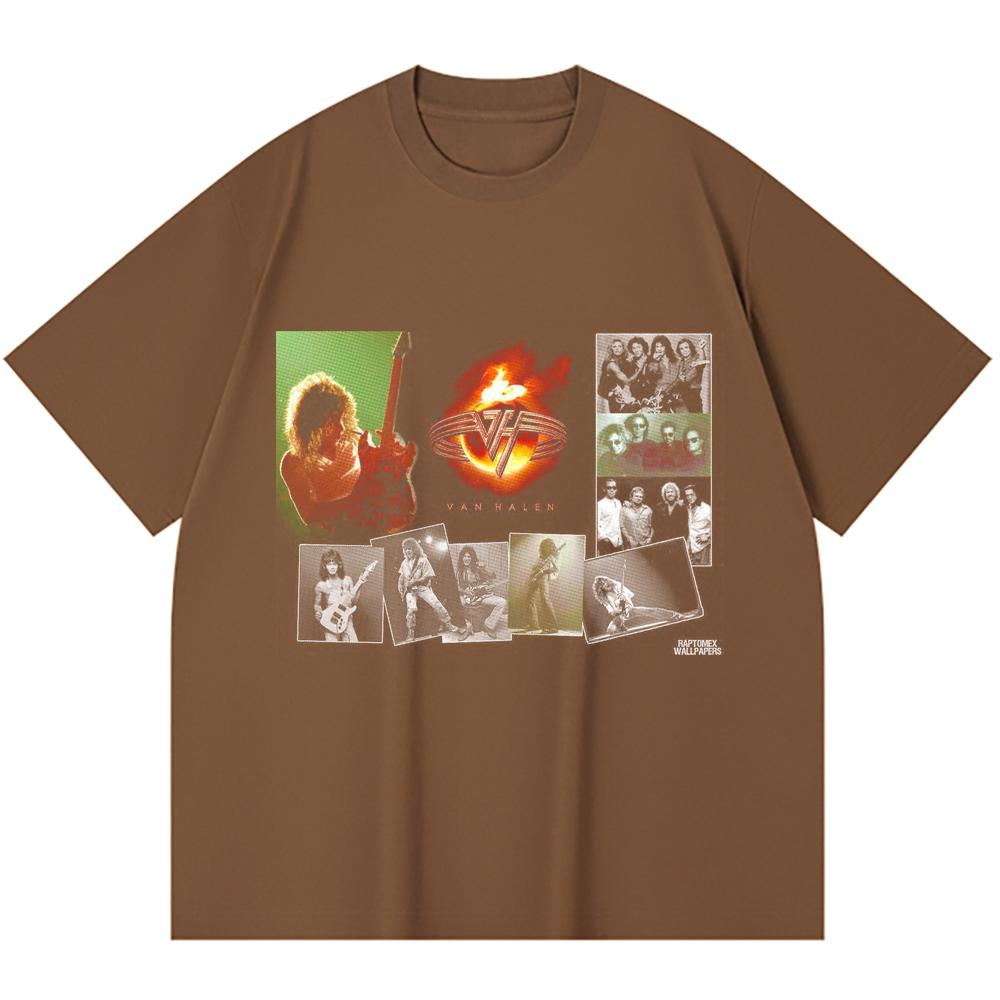 Tricou Heavy Metal 230 Gsm 100% Bumbac Imprimeu Trupă Rock Muzică Populară Tricou Unisex din Bumbac Gros
