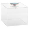 Clear Acrylic Storage Box Agate Crystal Dustproof Storage Box Transparent Display Jewelry Tank Room Decoration Accessories