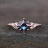 1pc Women's Exquisite Promise Ring, Luxurious Synthetic Zircon Decoration, Suitable for Daily Wear and Holiday Gift Giving