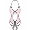 Men's Mesh Transparent Sissy Bodysuit Sexy Lingerie Open Crotch Underwear