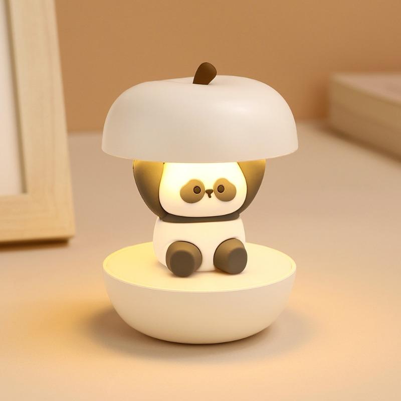 Christmas and Spring Festival Safe and Happy Night Charging Cute Panda Eye Protection Bedroom  Sleep  Atmosphere  Light