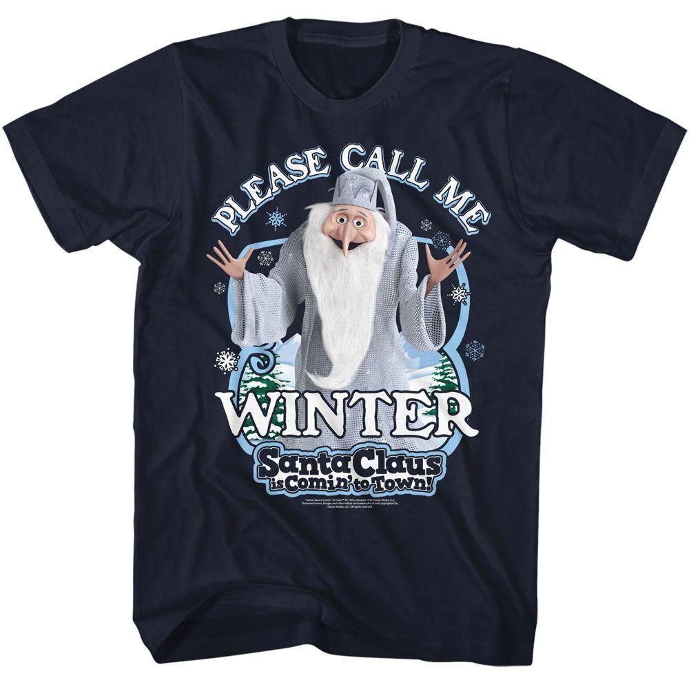 Santa Claus Is Coming To Town Winter TV Shirt XXL