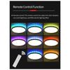 Led Ceiling Lamp Colorful Round Rgb Backlight Three-Color Dimmer Stepless Dimming New Ceiling Lamp