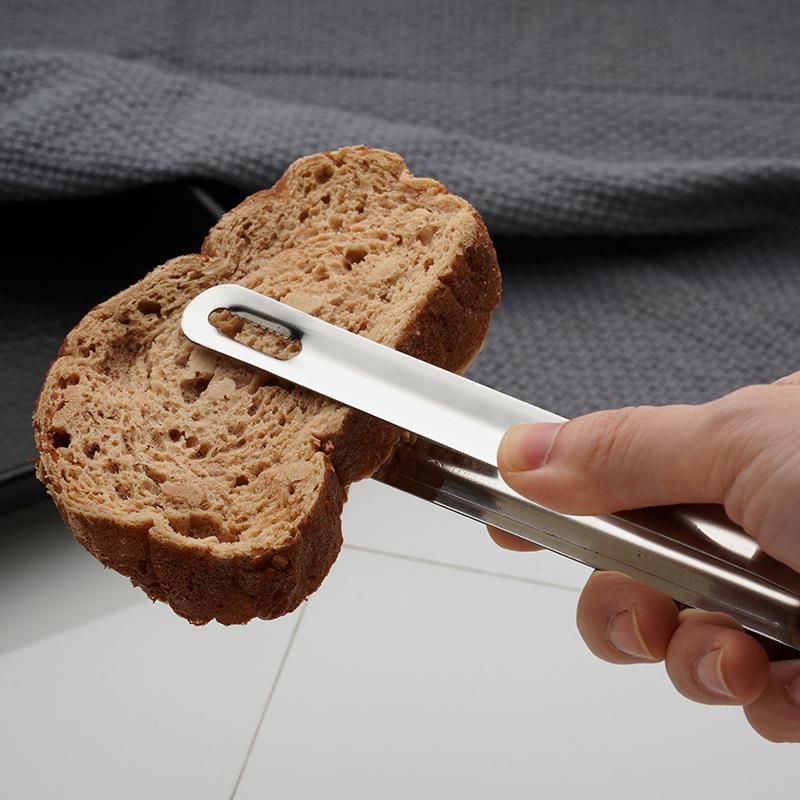 Stainless Steel New C Shaped Ice Clamp Hotel KTV Bar Ice Cube Holder Internal Tooth Ice Clamp Creativity Food Tongs