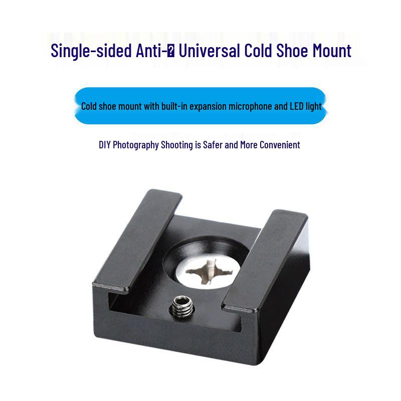 Multi-functional Quick Release Cold Shoe Mount for Photography Lights and Stands