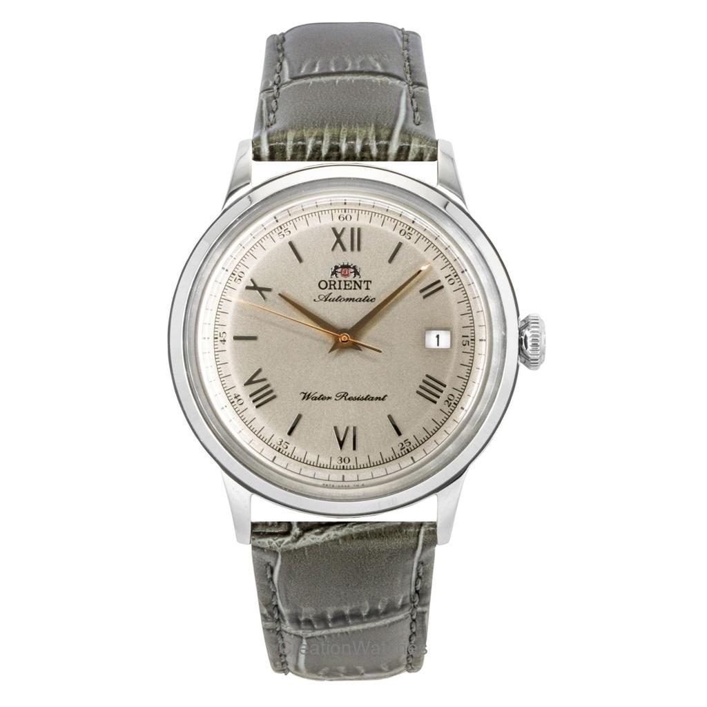 Orient Bambino Classic Кожаный ремешок Бежевый циферблат Автоматические RA-AC0025N Мужские часы бежевый