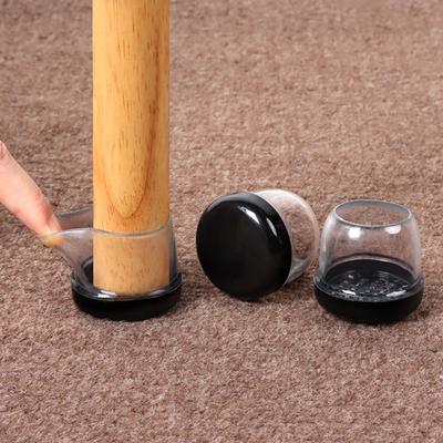 8 STÜCKE Teppich Möbelgleiter Stuhlbein Bodenschoner Gummi Rund Quadratisch Möbel Stuhl Füße Gleiter Kappen Kratzer verhindern