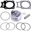 ECCPP New Cylinder Piston Ring Gasket for 2000 2001 2002 2003 2004 2005 2006 Rancher 350 TRX350 Compatible for Cylinder Piston Gasket Top End Kit