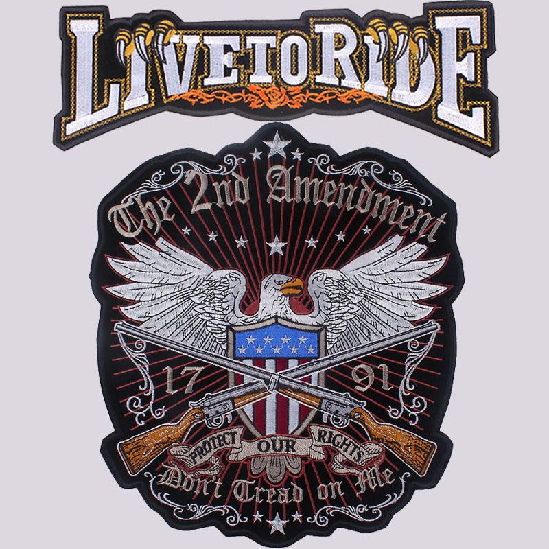 

Байкерская нашивка с черепом, большая нашивка с вышивкой, железные нашивки для одежды, вышитые на спине нашивки на одежде, куртки «сделай сам»