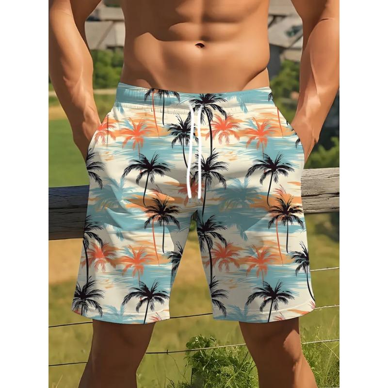 Мужские повседневные шорты с принтом по всей поверхности M