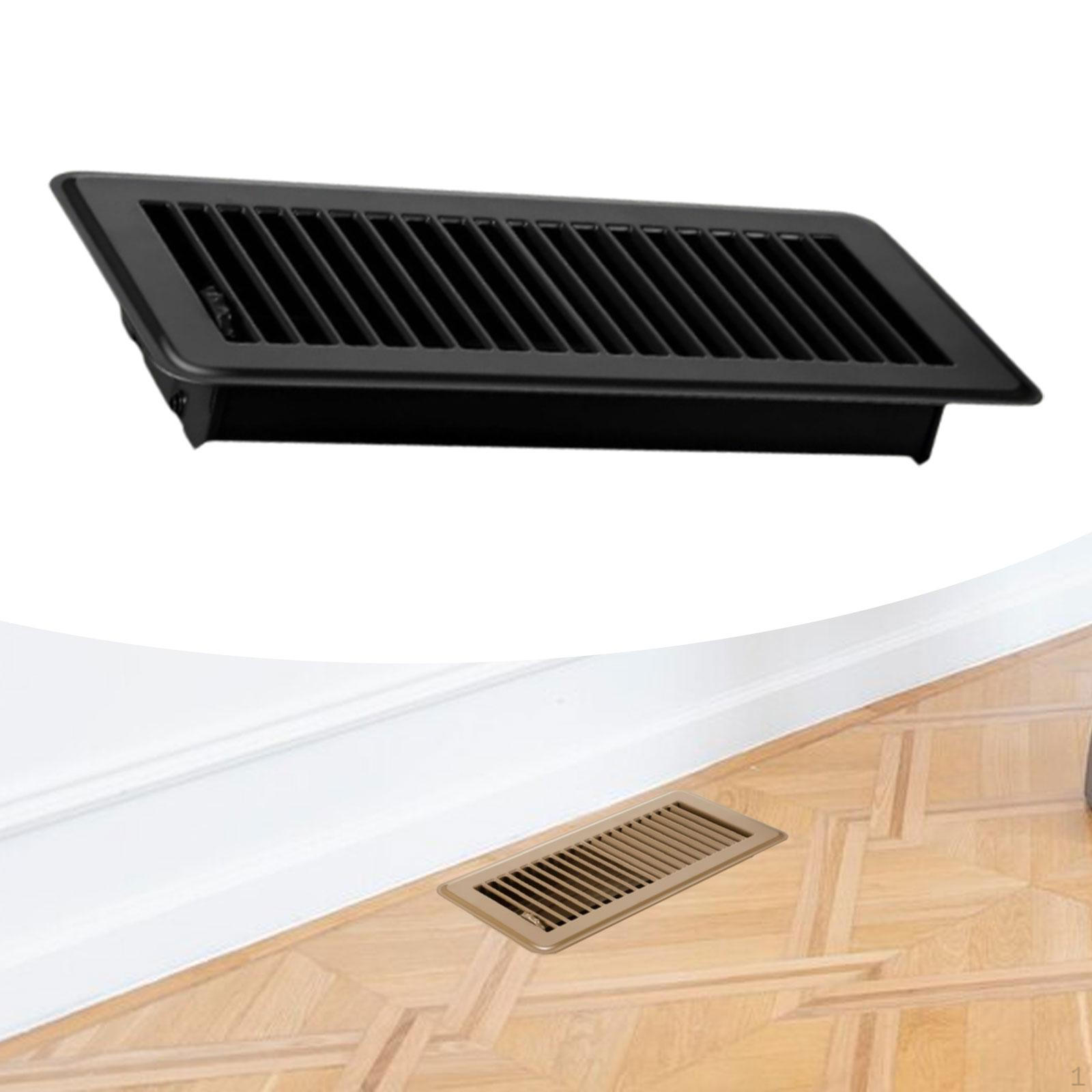 

Крышка воздухозаборника пола, металлическая, рычаг подачи воздуха, решетка для обогрева чёрный