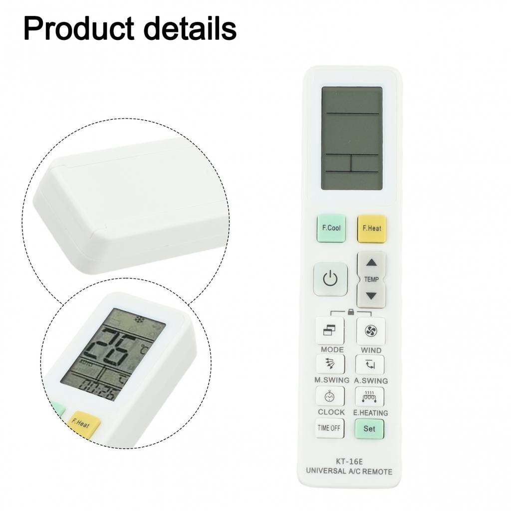 English Version Remote Control for Air Conditioners Replacement with Features